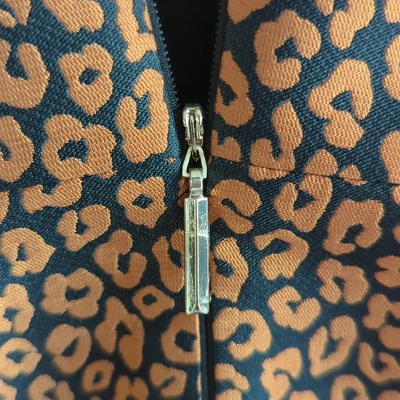 Kate Spade Jacquard Leopard Dress, Size- 4 - Picture 7 of 16